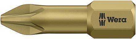 Wera Bit 1/4" Din3126 E6 3 PZ 2 X 25mm 100er Pack