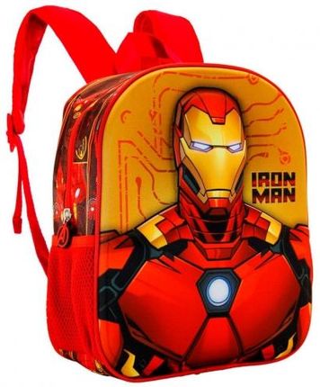 Karactermania Plecak Dziecięcy 3D Iron Man Marvel Czerwono-Złoty