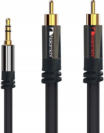 Nakamichi Kabel 2Rca-Jack 3,5Mm Aux/Cinch Ofc 3M