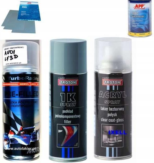 Ixell Zaprawka Lakieru W Sprayu + Bezbarwny Podkład ZEE4 1,2L Opinie