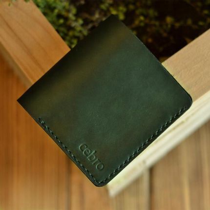 Portfel cienki męski skórzany portfel handmade