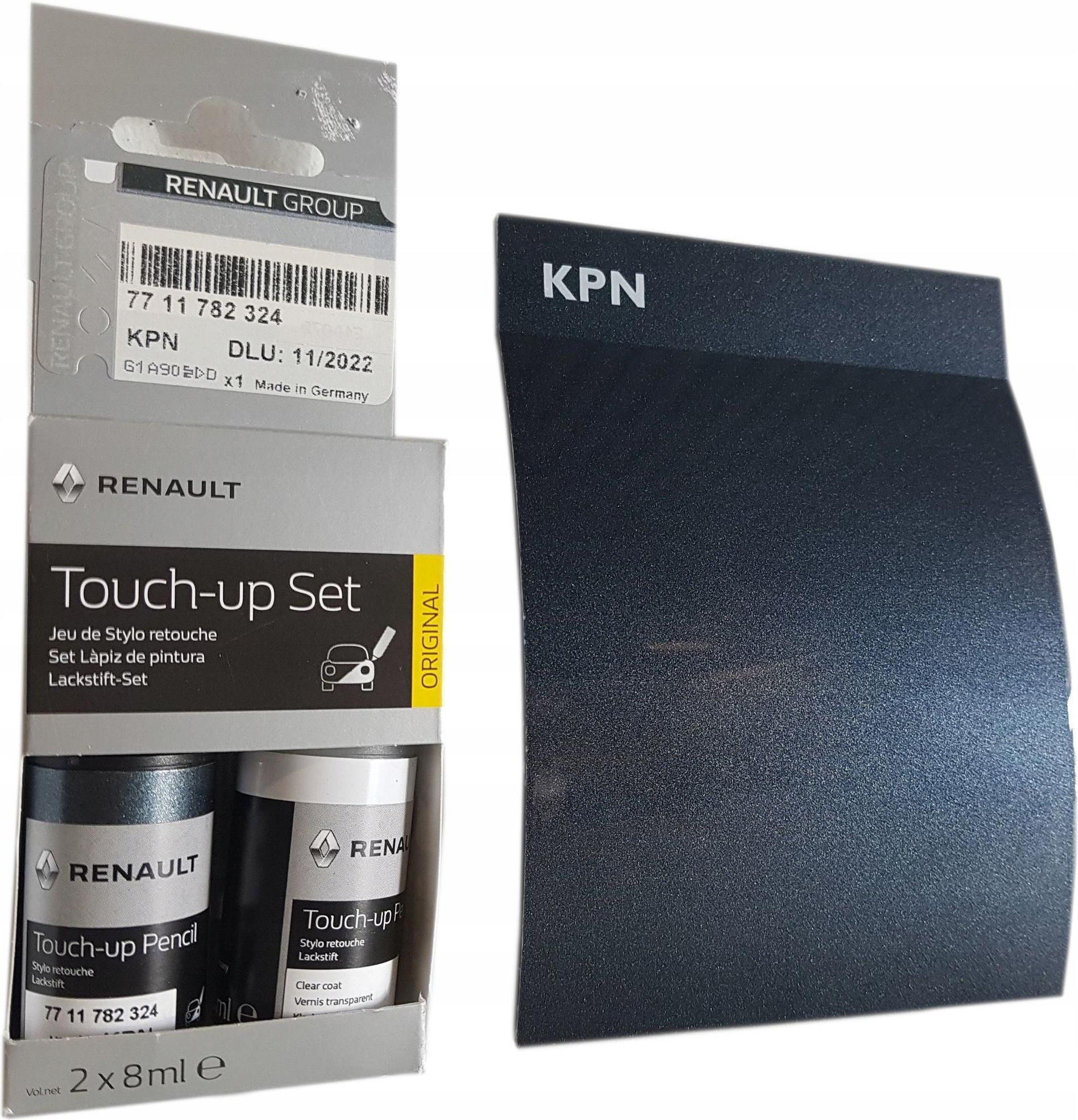 Renault Zaprawka Kolor Kpn Lakier Gris Titanium 7711782324 8ml Opinie I Ceny Na Ceneo Pl