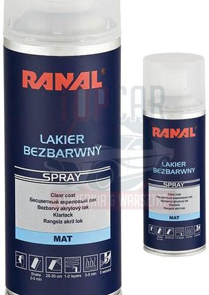 Ranal Lakier Bezbarwny W Sprayu Mat 400ml 30106