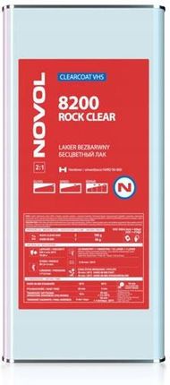 Novol 8200 Rock Clear Lakier Bezbarwny Vhs 5L+Utw N8200-5