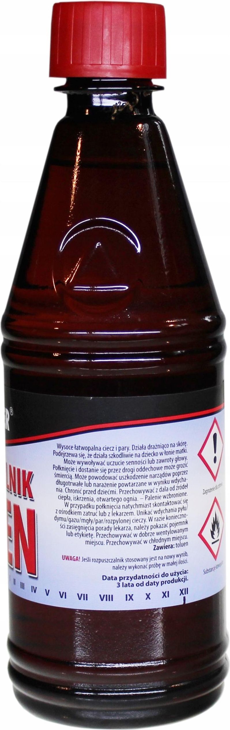 Anser Toluen Rozcieńczalnik Rozpuszczalnik 0,5L - Opinie i ceny na Ceneo.pl