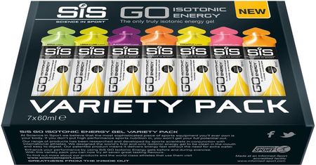 Science In Sport Zestaw Żeli Izotoniczny Sis Go Isotonic 7X60Ml