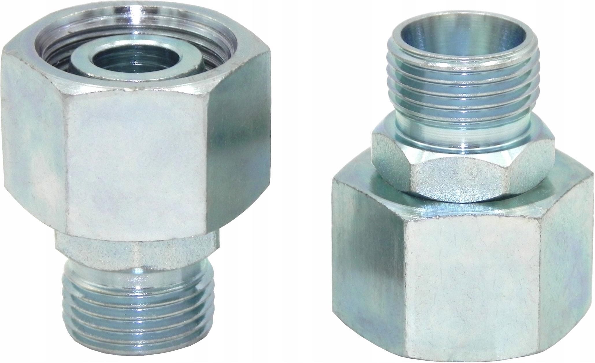 Redukcja Gwintu Z Nakrętką M14X1.5 8L -M18X1.5 12L Redn M14/18 8L12L ...