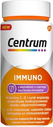 Centrum Immuno z ekstraktem z czarnego bzu 60 tabletek