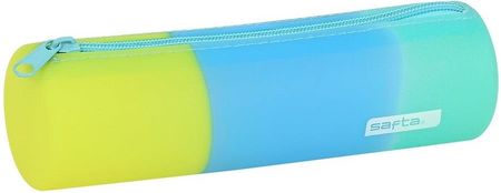 Safta Torba Szkolna Cylindryczna Niebieski Kolor Zielony Żółty 20X5X5Cm