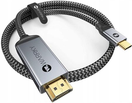 Kabel Usb C Do Hdmi Warrky 4K 1.8M Hdcp 2.2 Oplot