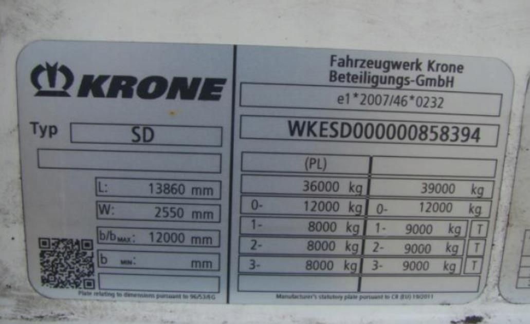 KRONE Mega Liner SD - zdjęcie 7 KRONE Mega Liner SD