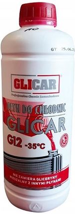 Glicar Płyn Do Chłodnic Chłodniczy G12 Czerwony 1L