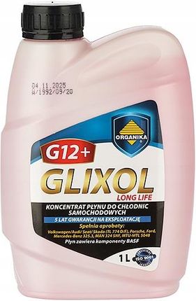 Organika Glixol Do Chłodnic G12+ Long Life 1L