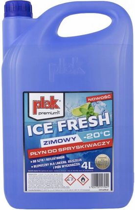 Plak Ice Fresh Zimowy Płyn Do Spryskiwaczy -20C 4L