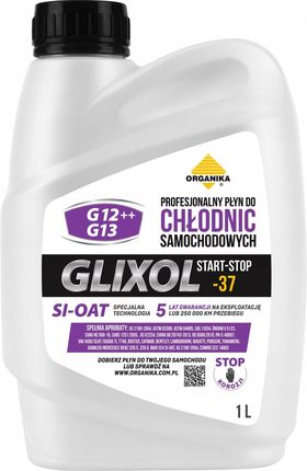 Organika Płyn Do Chłodnic Glixol Start-Stop -37 G12+/G13 1L