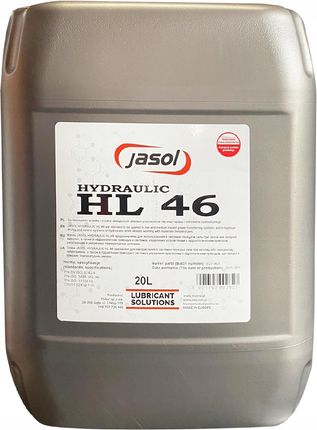 Jasol Hydraulic Hl 46 Olej Hydrauliczny 20L
