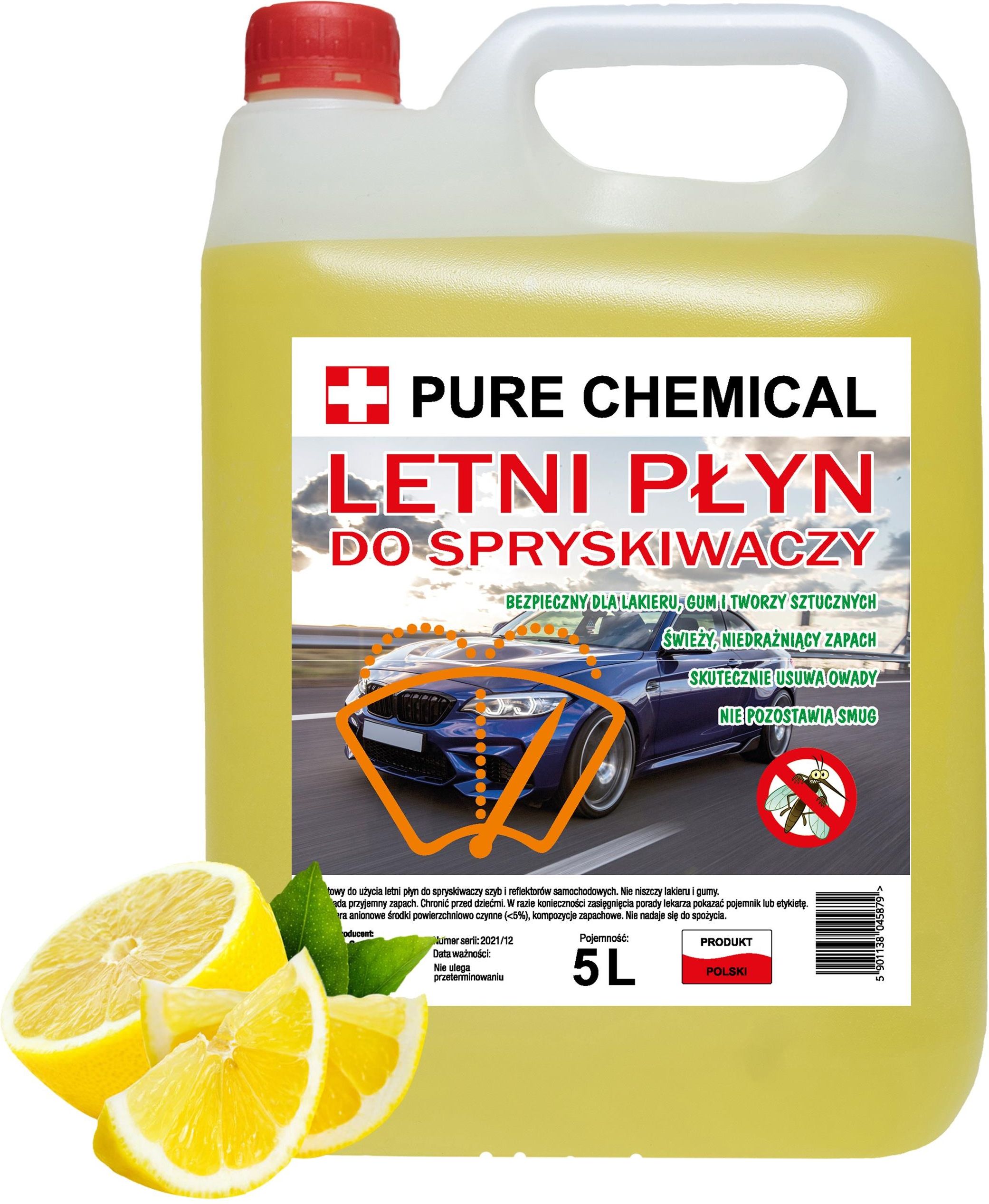 Pure Chemical Letni Płyn Do Spryskiwaczy 5L Zapach Cytrynowy - Opinie I ...