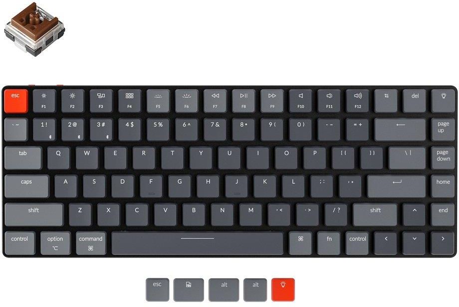 Klawiatura Keychron K3 V2 (K3E3) - Opinie i ceny na Ceneo.pl