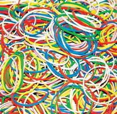 Zdjęcie Donau Gumki Recepturki 0,5 Kg, Mix Kolorów, 60 mm - Dobre Miasto