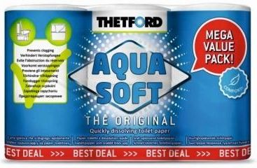 Thetford Papier Toaletowy Aqua Soft 6 Rolek 989