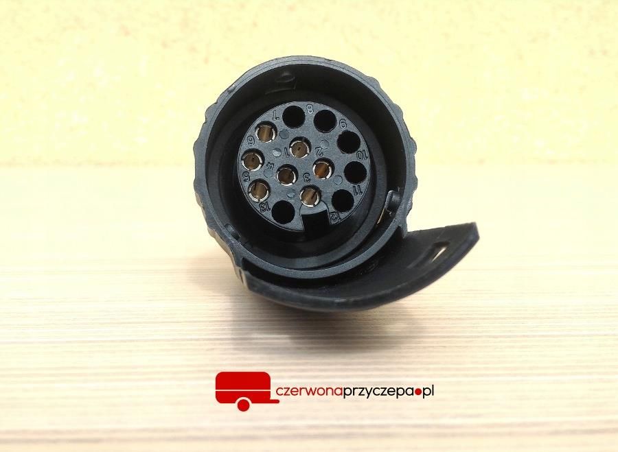 Przejściówka Adapter 7Na13 Gniazdo 7 Wtyczka 13 Cp-220011 - zdjęcie 5 Przejściówka Adapter 7Na13 Gniazdo 7 Wtyczka 13 Cp-220011
