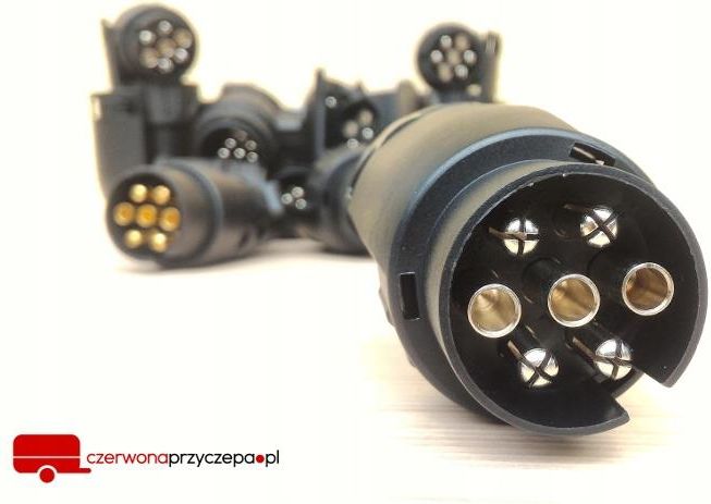 Przejściówka Adapter 7Na13 Gniazdo 7 Wtyczka 13 Cp-220011