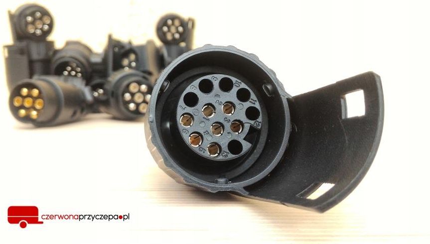 Przejściówka Adapter 7Na13 Gniazdo 7 Wtyczka 13 Cp-220011 - zdjęcie 4 Przejściówka Adapter 7Na13 Gniazdo 7 Wtyczka 13 Cp-220011