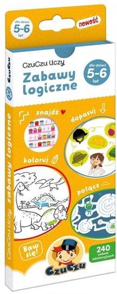 CzuCzu Uczy Zabawy logiczne dla dzieci od 5-6 lat Bright Junior Media