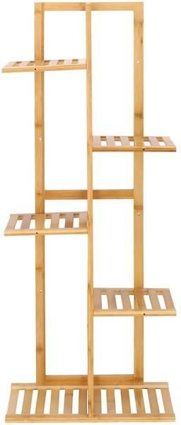 Springos Kwietnik Drewniany 102cm Stojak Na Kwiaty Z 6 Półkami Postarzany - zdjęcie 2 Springos Kwietnik Drewniany 102cm Stojak Na Kwiaty Z 6 Półkami Postarzany
