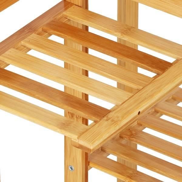 Springos Kwietnik Drewniany 102cm Stojak Na Kwiaty Z 6 Półkami Postarzany - zdjęcie 5 Springos Kwietnik Drewniany 102cm Stojak Na Kwiaty Z 6 Półkami Postarzany