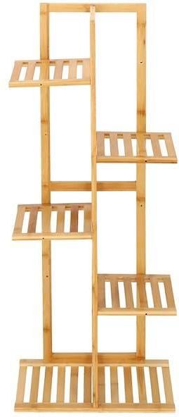Springos Kwietnik Drewniany 102cm Stojak Na Kwiaty Z 6 Półkami Postarzany - zdjęcie 8 Springos Kwietnik Drewniany 102cm Stojak Na Kwiaty Z 6 Półkami Postarzany