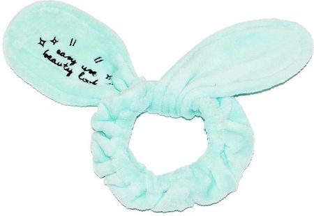 Dr Mola Bunny Ears Pluszowa Opaska Kosmetyczna Królicze Uszy Miętowa 