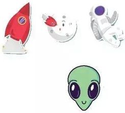 Zdjęcie Mcd Karteczki Memo Astro 4Szt - Nowe Warpno