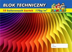 Zdjęcie Blok Techniczny A3 Kolorowe Kartki 10 Kartek 170 G - Opole