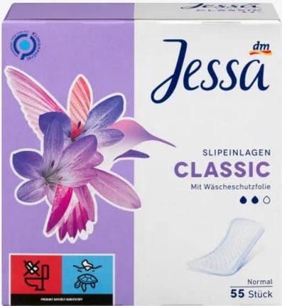 Jessa, Classic, Wkładki higieniczne, 55 sztuk