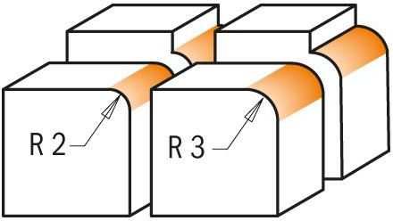 CMT Orange Tools 955.103.11 Fraise pour tiroirs hw s=8 d=38,1 x 20,7 r6