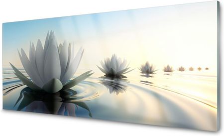 Coloray Panel Szklany Lilie Wodne Kwiaty 120x60 NN68293663