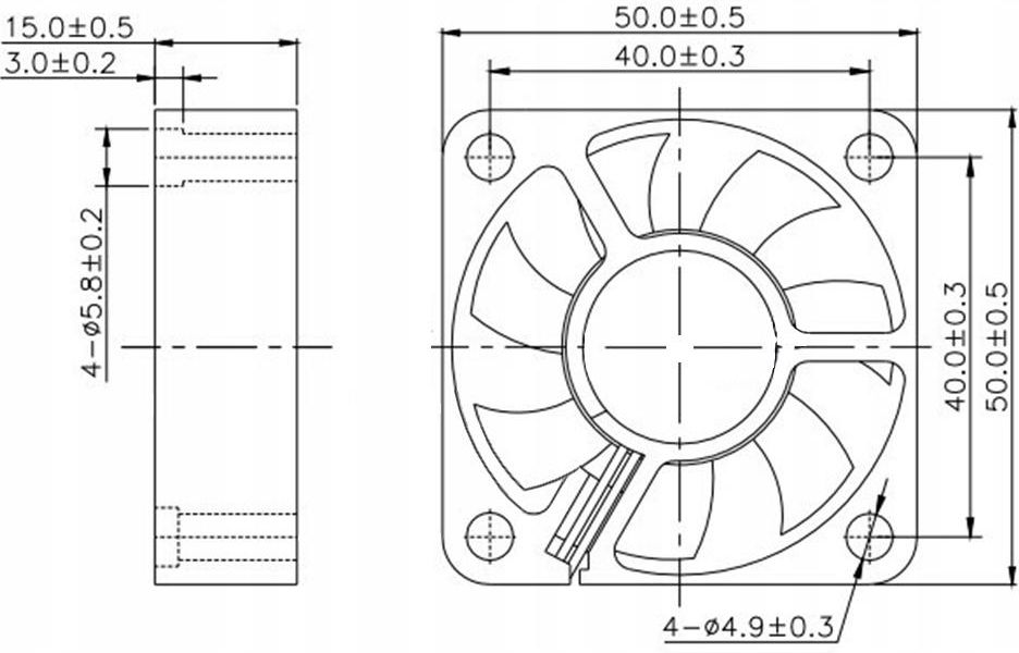 GDSTIME EC Ventola 230 V 80 Mm PC Ventola 220 V Doppio Cuscinetto - Foto 3