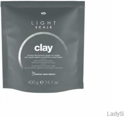 Lisap Light Scale Clay Glinka Rozjaśniająca Do Włosów 4 Tonów 400G