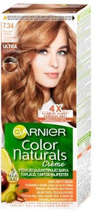 Garnier Color Naturals Créme Farba Do Włosów 40 Ml Dla Kobiet 7,34 Natural Copper