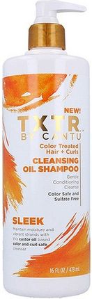 Cantu Szampon + Odżywka Txtr Sleek Cleansing Oil 473 ml