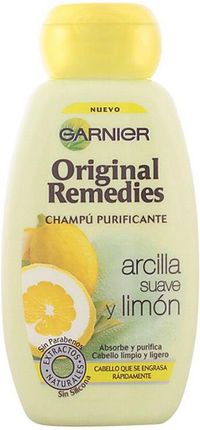 Garnier Szampon Oczyszczający Original Remedies Cytrynowa Glina 250 ml