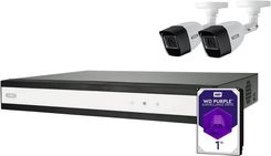 Abus Zestaw Monitorujący Performance Line Tvvr33622T Analogowy Ahd Z 2 Kamerami 1920X1080 Px 1 Tb