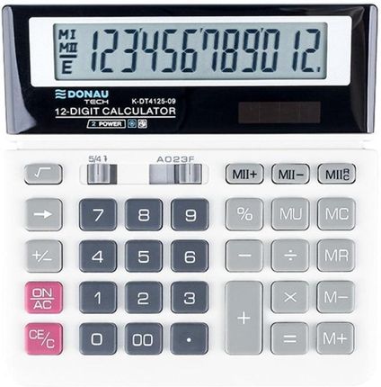 Kalkulator Biurowy 12 Cyfr. Biały Donau