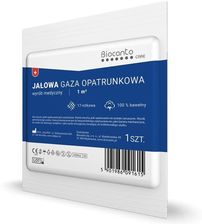 Zdjęcie BIOCANTO Gaza opatrunkowa jałowa 1m2 1 szt. - Jasień