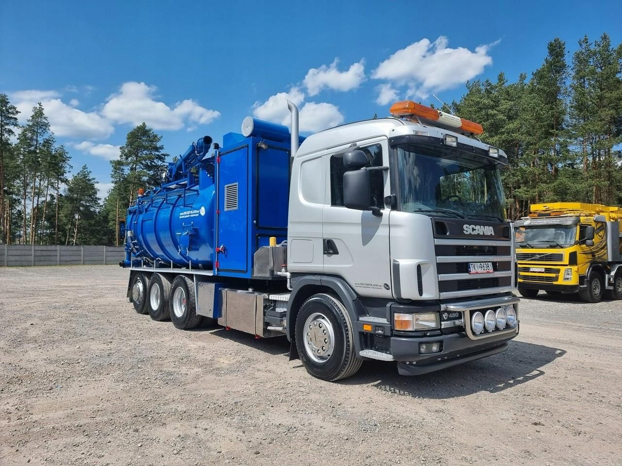 Scania V8 480 EuroVacman Ładowarka próżniowa