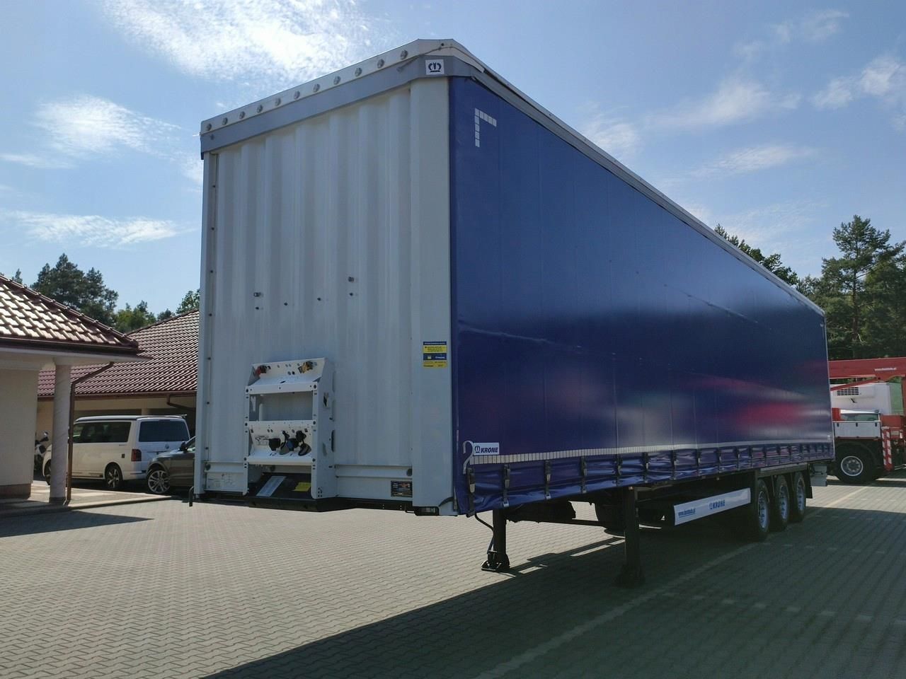 Krone Firana Krone Mega Oś podnoszona IGŁA - zdjęcie 1 Krone Firana Krone Mega Oś podnoszona IGŁA