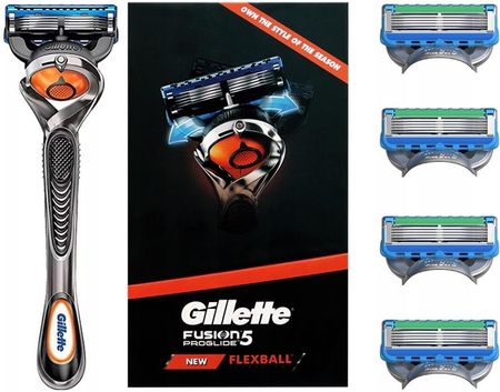Gillette Zestaw Fusion 5 Proglide Flex + Wymienne Ostrza 5Szt