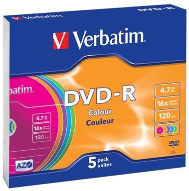 Verbatim DVD-R Colour (43557)