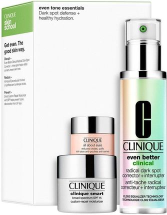 Clinique Even Tone Essentials All About Eyes 5ml + Smart Broad Spectrum Spf15 15ml Better Clinical 50ml